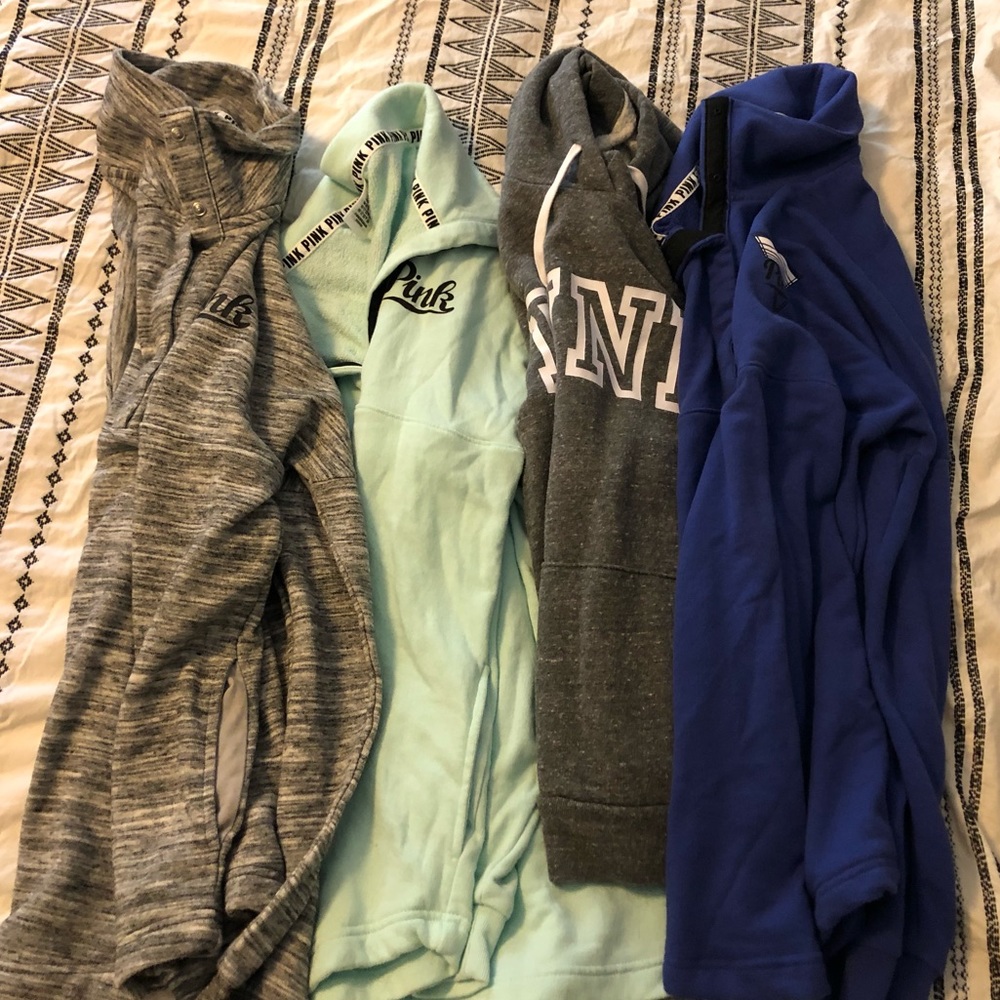 Bundle of 4 Victoria’s Secret PINK Sweatshirts